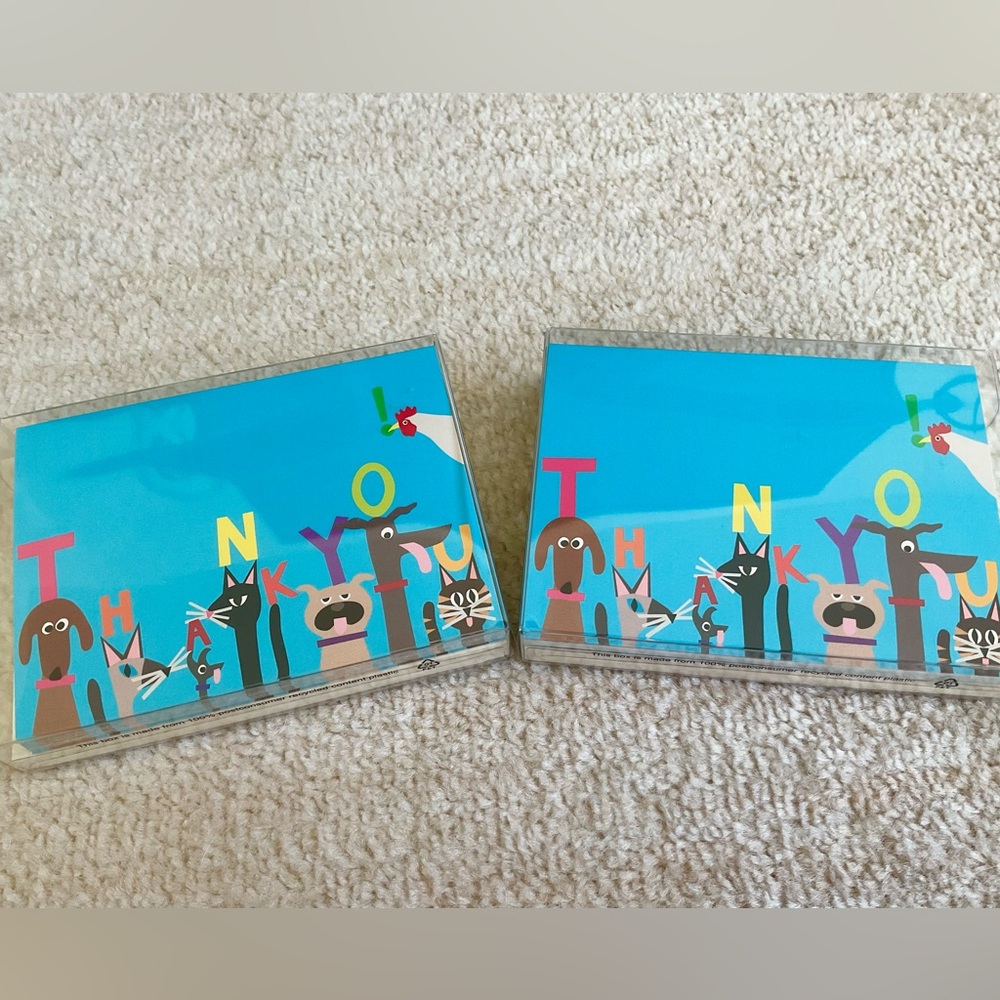 NWT Set of 2 Packs Pet Pack Thank You Cards